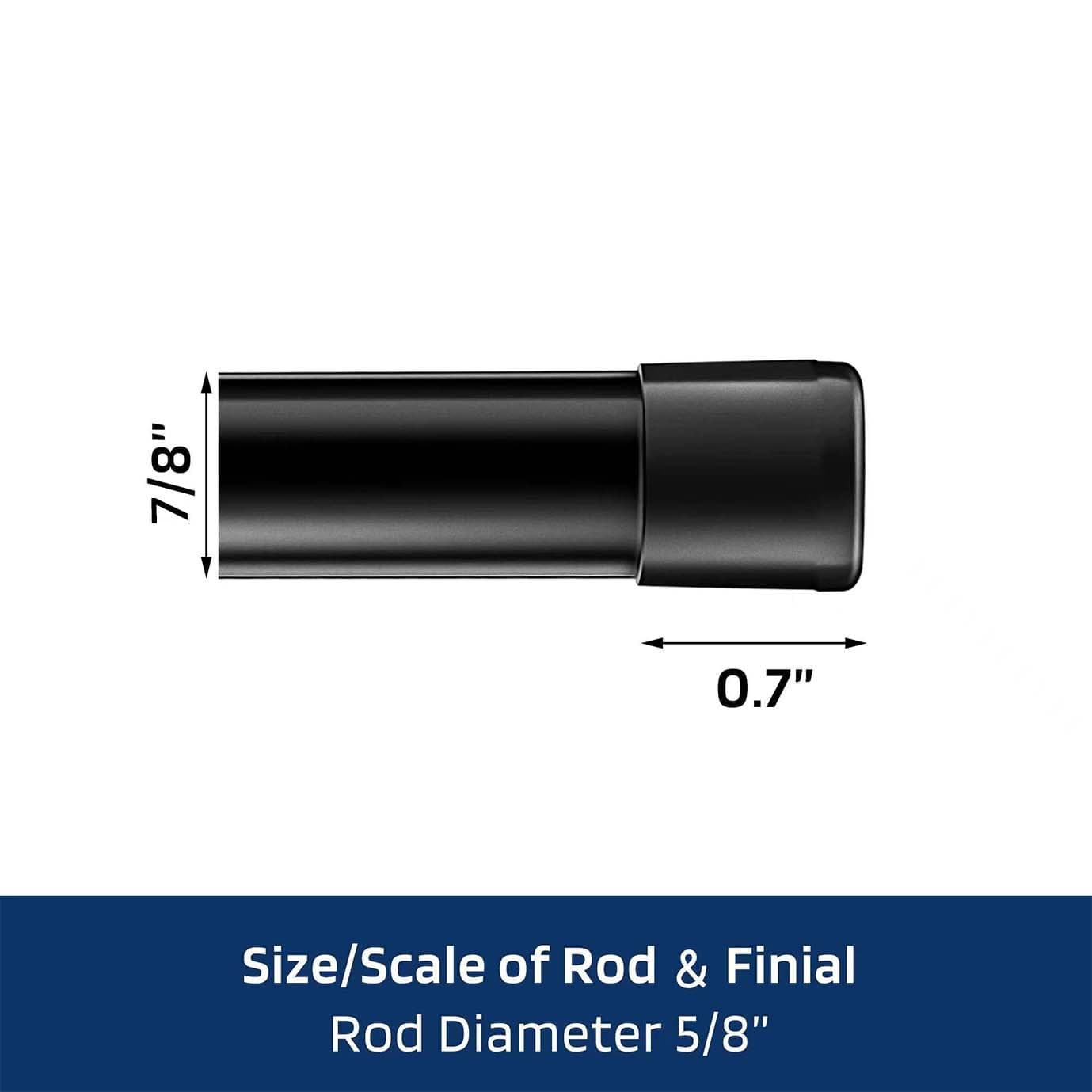19mm internal thread Roman rod, curtain rod, perforated clothes drying rod, shower curtain rod, support rod, crossbar, cross-border exclusive supply