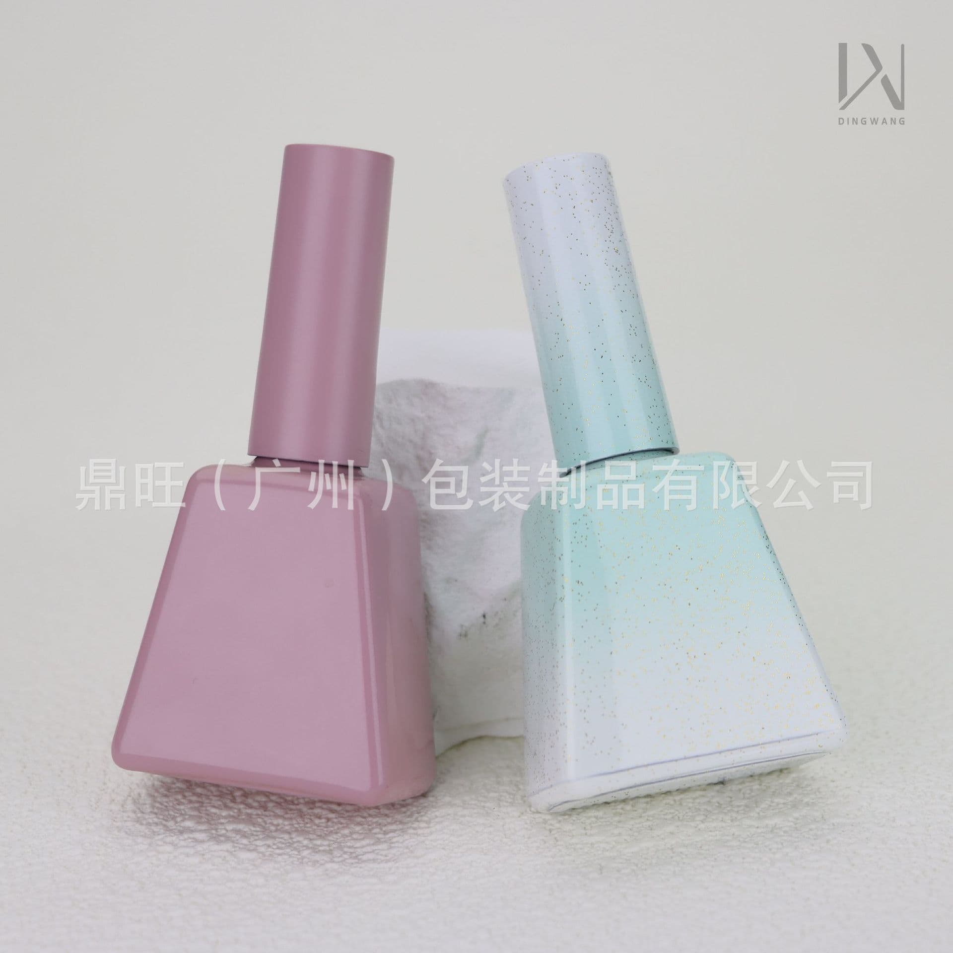 15ml Nail Gel Empty Refill Bottle, Light-Blocking Gel Glass Bottle, Nail Gel Empty Bottle 15ml with LOGO