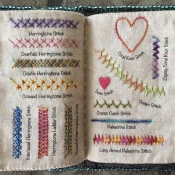 New cross-border best-selling product: stitch book, DIY stitch pattern book, linen embroidery enthusiast book.
