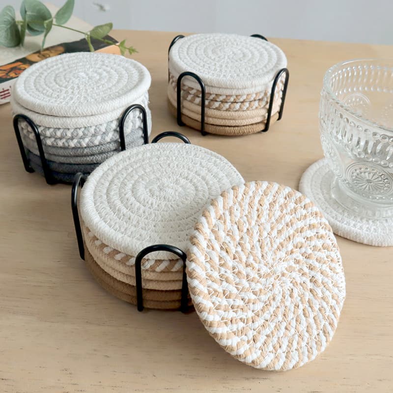 Manufacturer wholesale set of coasters, Amazon set of cup holder insulation pads, mug coasters
