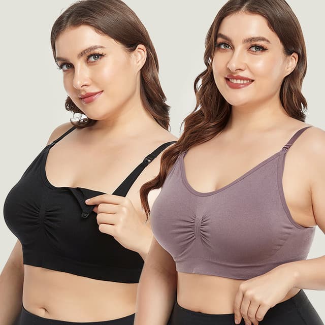Seamless Push-Up Latex Sports Bra U-Shape Back Wrap Deep V Sleep Vest Bra for Women