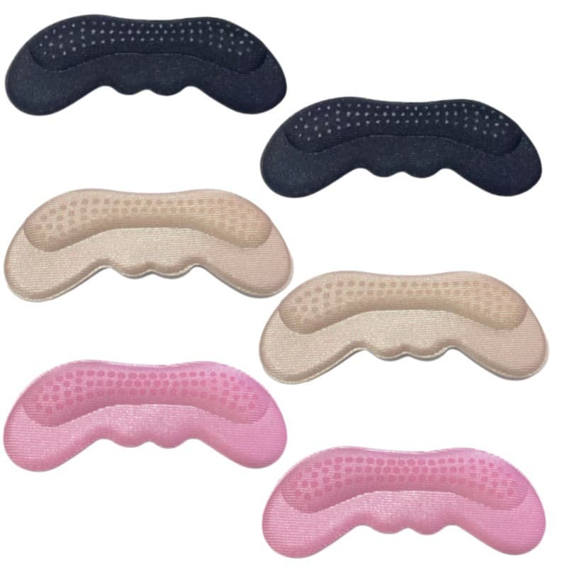 Heel pads to prevent chafing and slipping, perfect for altering high heels, leather shoes, and loafers (half-size insoles).