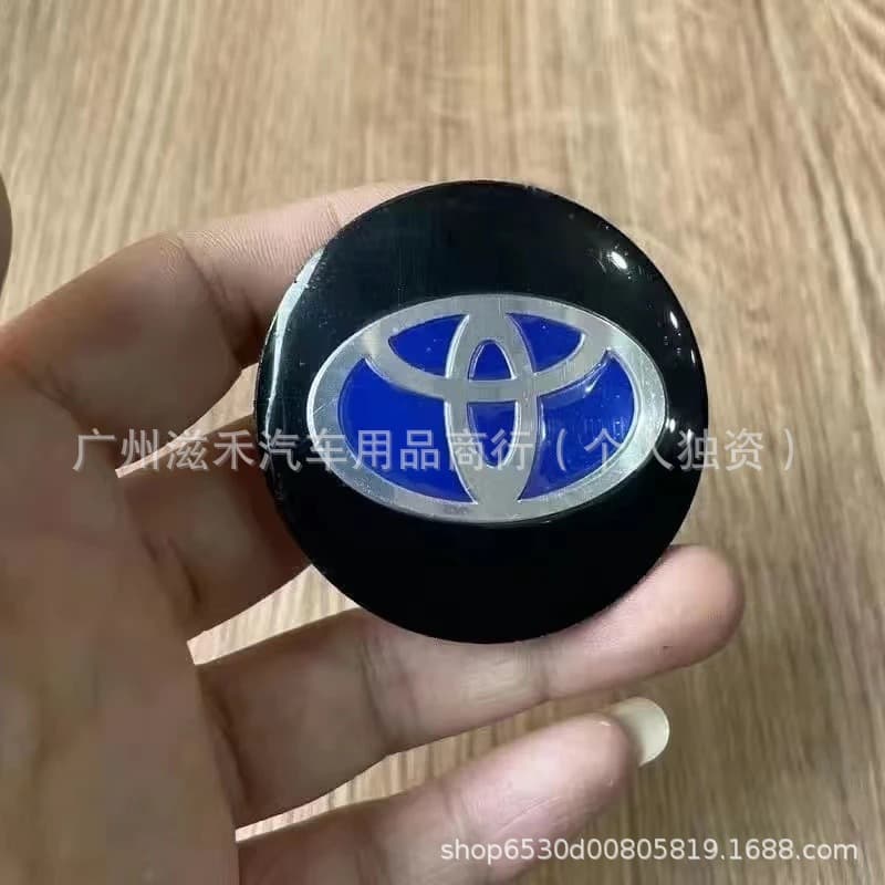 Wheel Hub Cap Sticker for Toyota Modification 56mm Corolla Camry Levin Highlander Vios Wheel Center Emblem
