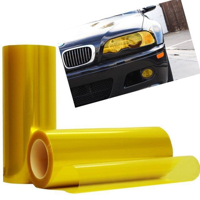 Car Bright Headlight Film, Tail Light Tint Sticker, Matte Smoked Tail Light, Electric Vehicle Motorcycle Headlight Protection Film