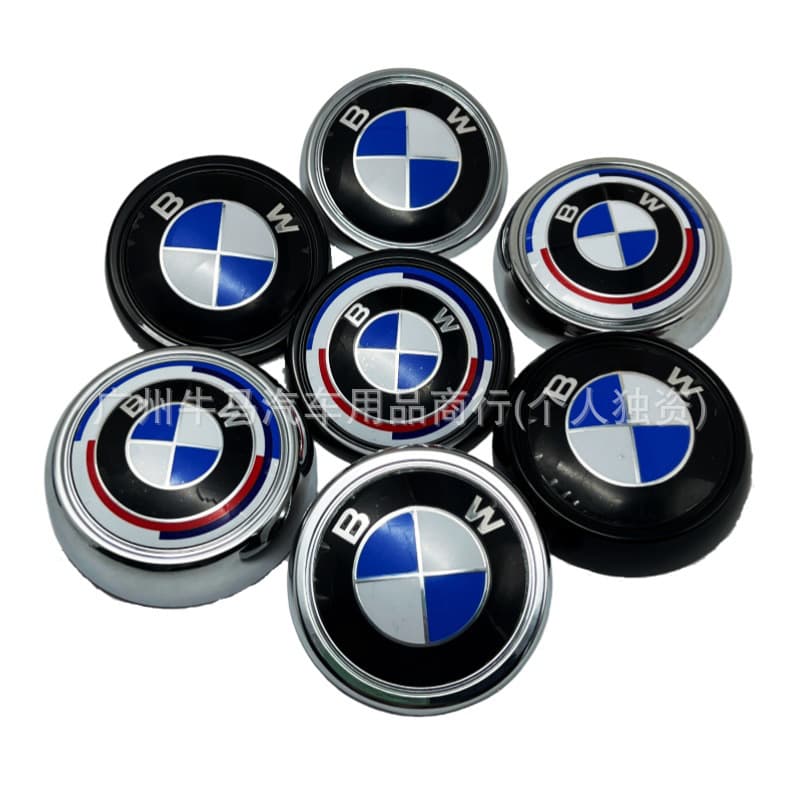For older BMW X3 X6 X5 rear badge E70 E71 rear emblem blue-white/anniversary emblem rear cover badge