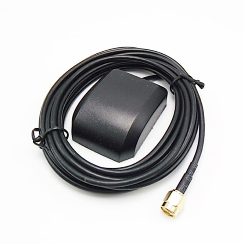 GPS Vehicle Positioning Antenna 3m Cable GPS Mouse Shell Beidou Navigation Satellite Antenna DVD Navigation Positioning Antenna