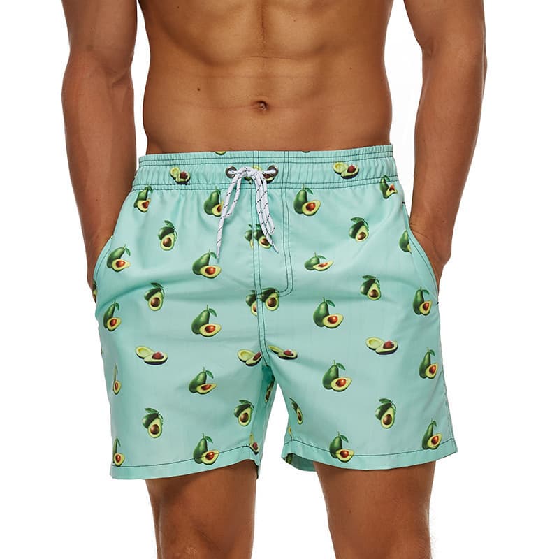 2025 Fruit Series European and American 3D Digital Print Men's Fashion Sports Casual Beach Shorts Factory Direct