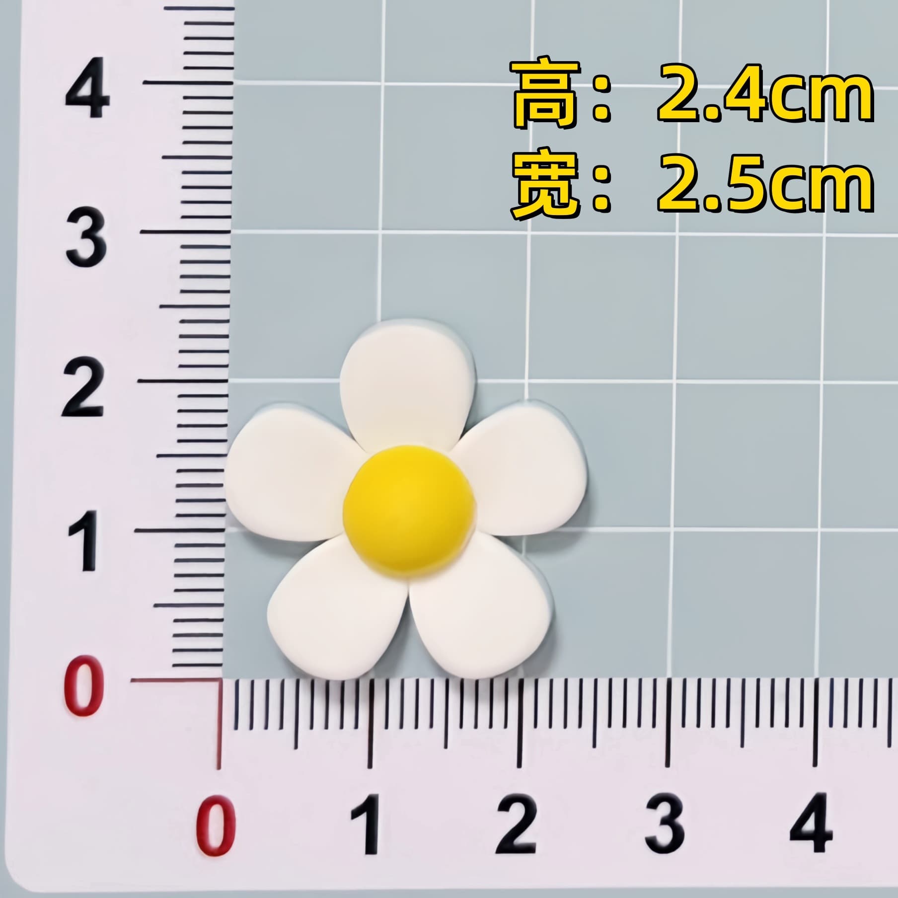 Cartoon Colorful Flower PVC Soft Rubber Patch DIY Decoration for Tablet Phone Case Bag Clothes Shoes Accessories