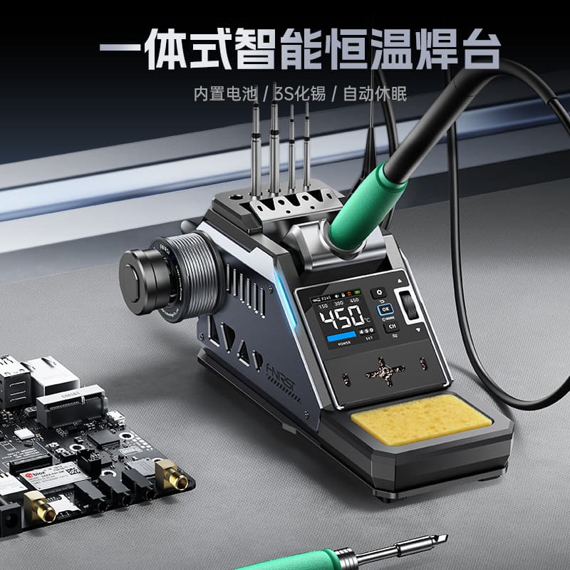 fnirsi DWS-P2 constant temperature 245 soldering station diy kit mobile phone repair 210 small electric soldering iron
