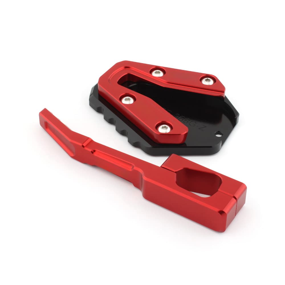 For ZONTES 368G 2024-2025 Modified Motorcycle Side Stand Enlarged Pad Motorcycle Kickstand Base
