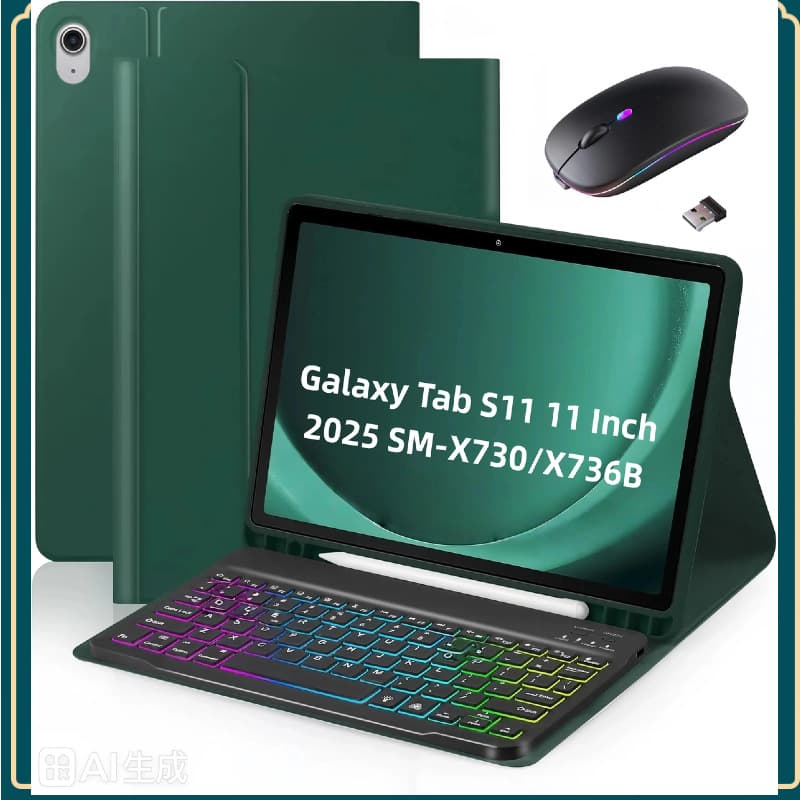 Keyboard Case for Samsung Tab S11 11-inch, S9FE Keyboard Case, A9+ Keyboard Case