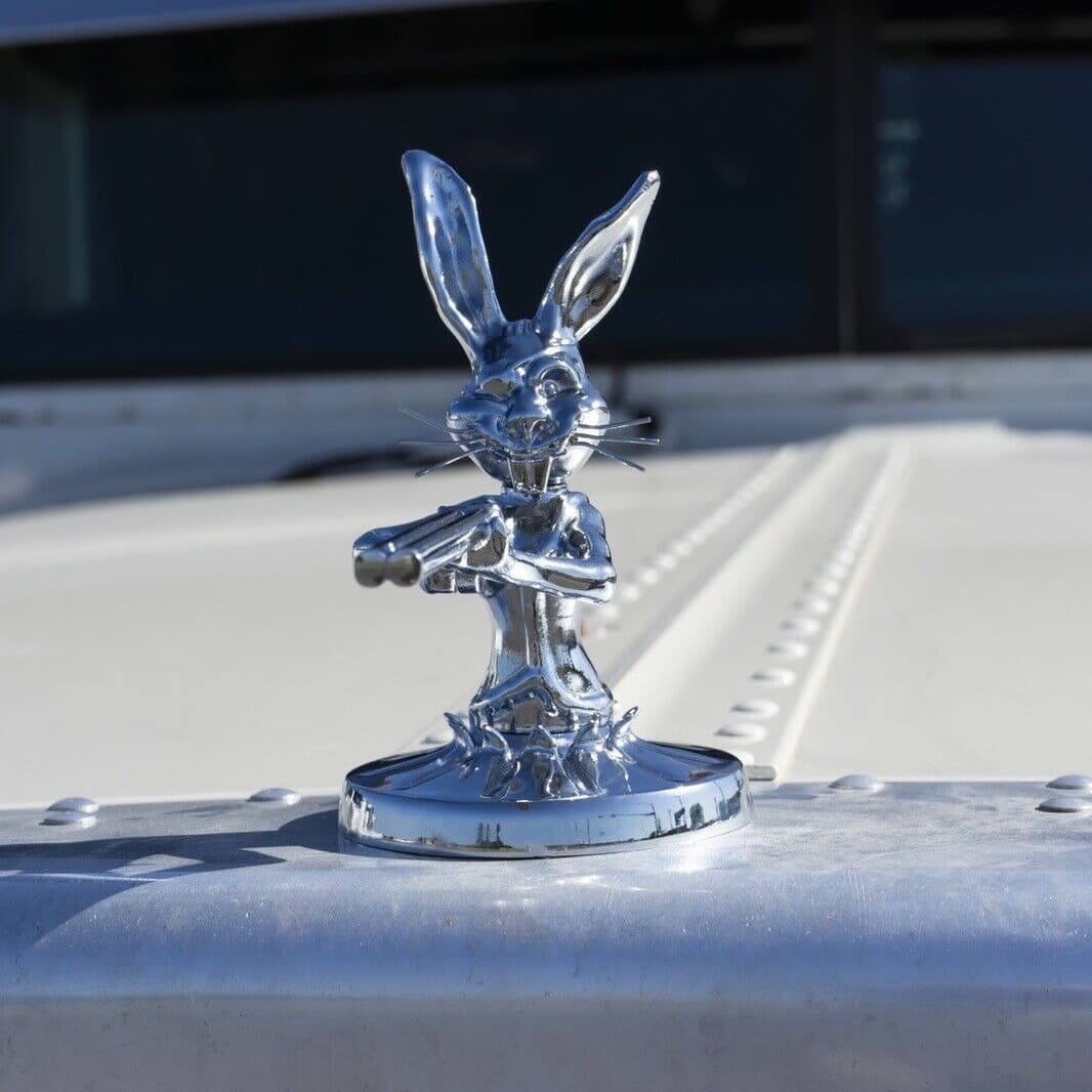 RZP New Cross-Border Shotgun Rabbit Hood Ornament SEMITRUCK Universal Hood