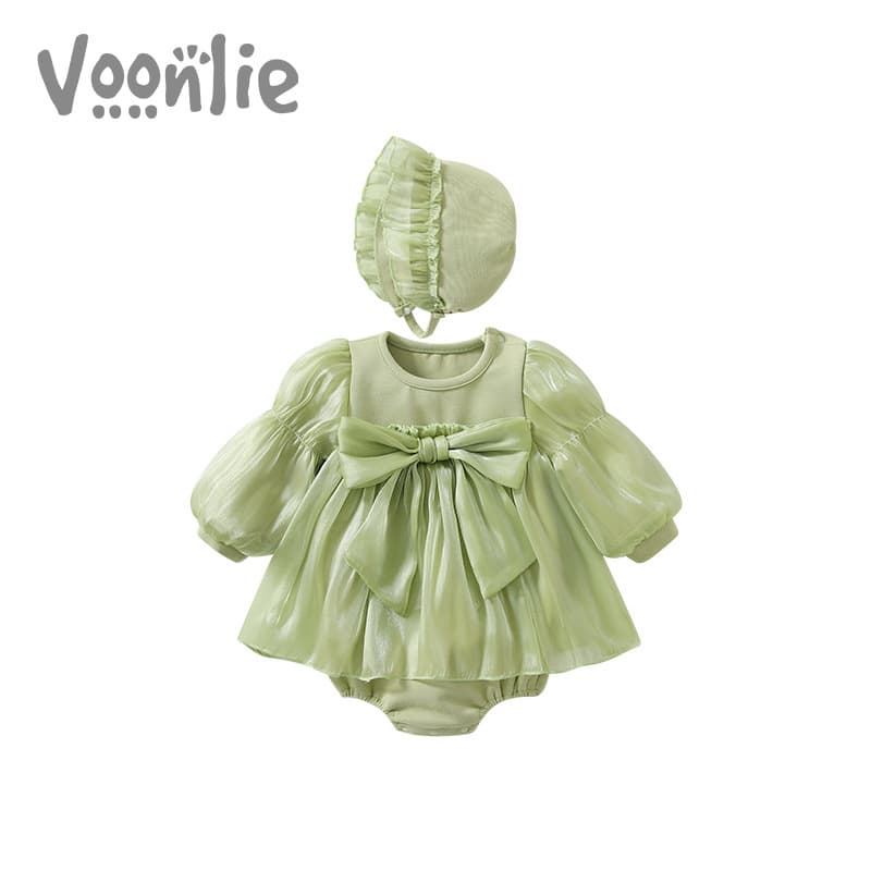 Spring and Autumn Baby Romper, Baby Bodysuit for Full Moon and 100 Days, Princess Romper