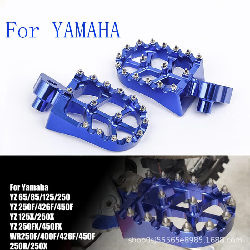 Suitable for Yamaha motorcycle aluminum alloy foot pedals YZ WR YZF modified universal YAMAHA