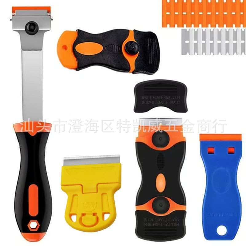 Plastic Glue Removal Blade Scraper Car Film Tool Home Cleaning Tile Glass Screen Decontamination Shovel