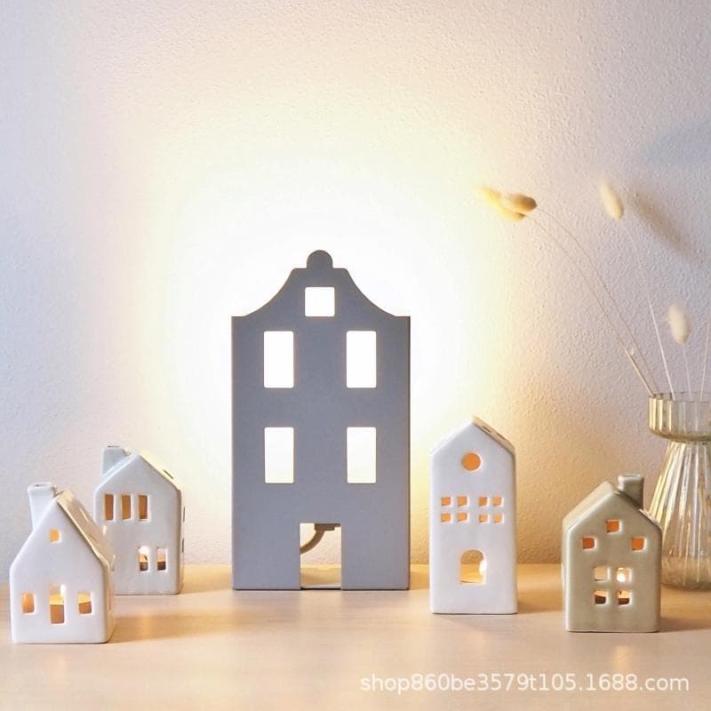 Zaoxin Furniture | Small House Nordic Designer Decorative Wall Light Bedroom LED Pendant Lamp Castle Table Lamp Creative