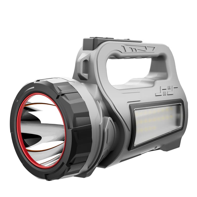 Emergency Portable Work Light Super Bright Outdoor Long-Range Flashlight Rechargeable Durable Home Patrol Strong Beam Searchlight