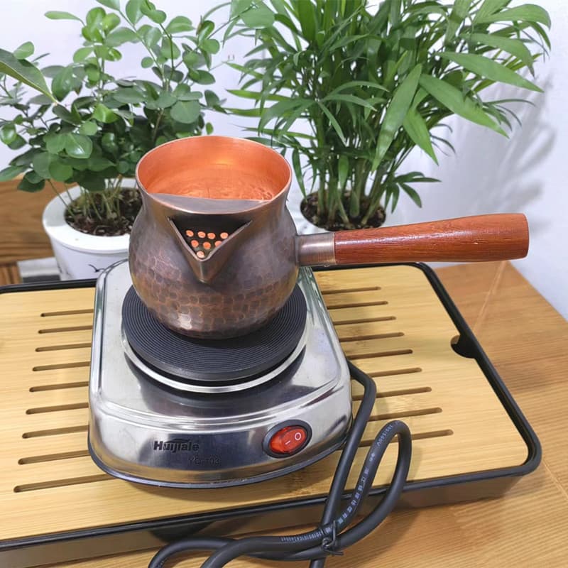 Thickened pure copper copper pot copper pot copper teapot tea pot tea brewing device Northwest tea pot copper set special without
