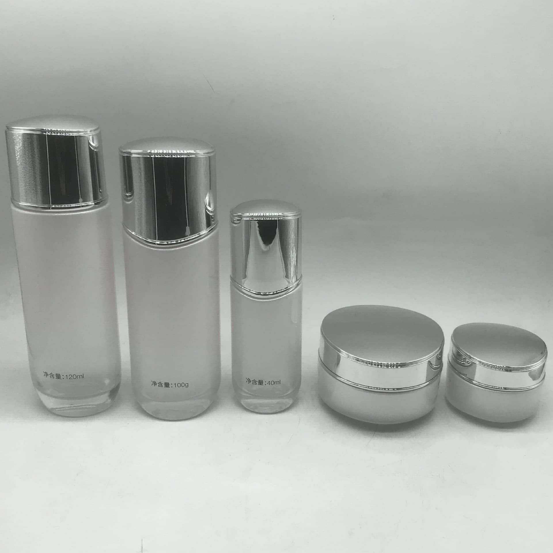 Factory Direct Supply 120ml Glass Set Bottle Lotion Bottle Toner Bottle Isolation Cream Bottle Cream Bottle