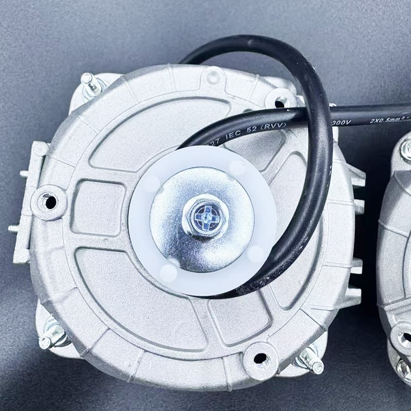 Refrigerator Freezer Cooling Fan Motor Display Cabinet Compressor Shaded Pole Asynchronous Motor Freezer with Fan Blades