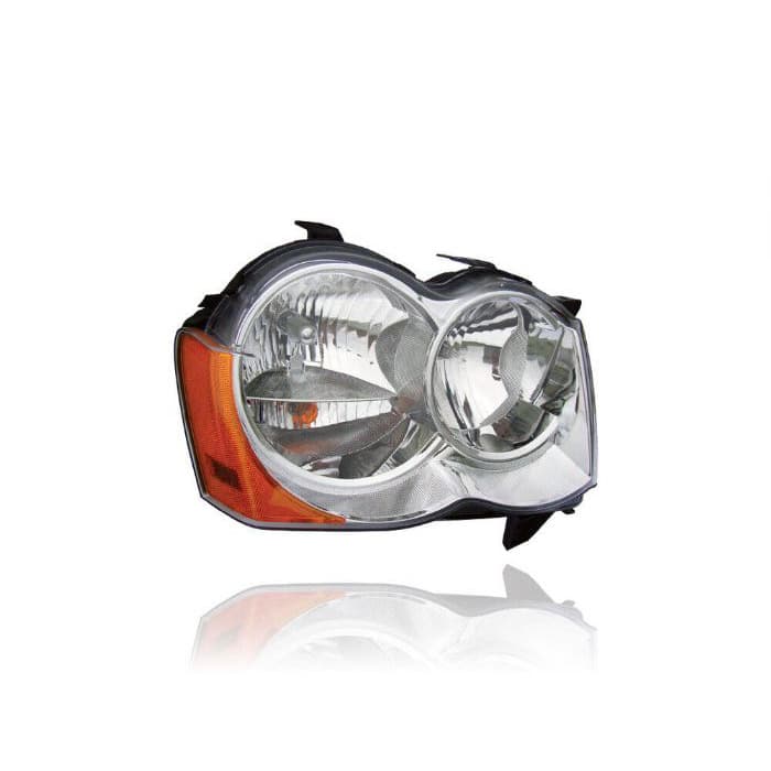 Compatible with Jeep Grand Cherokee WK Front Headlight Headlamp (2008-2010) 55157482AE