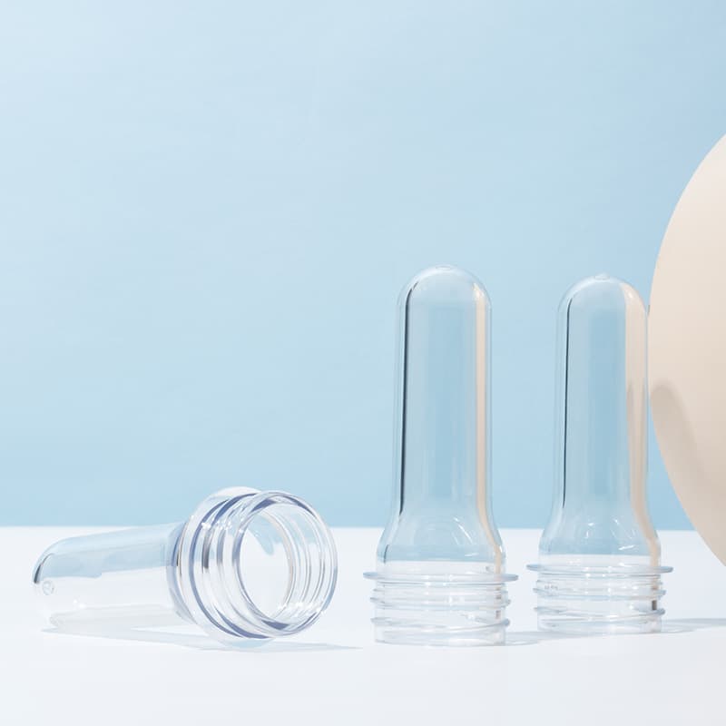 Manufacturer wholesale 38-thread 34g transparent PET plastic preforms for sample bottles/shampoo/shower gel types