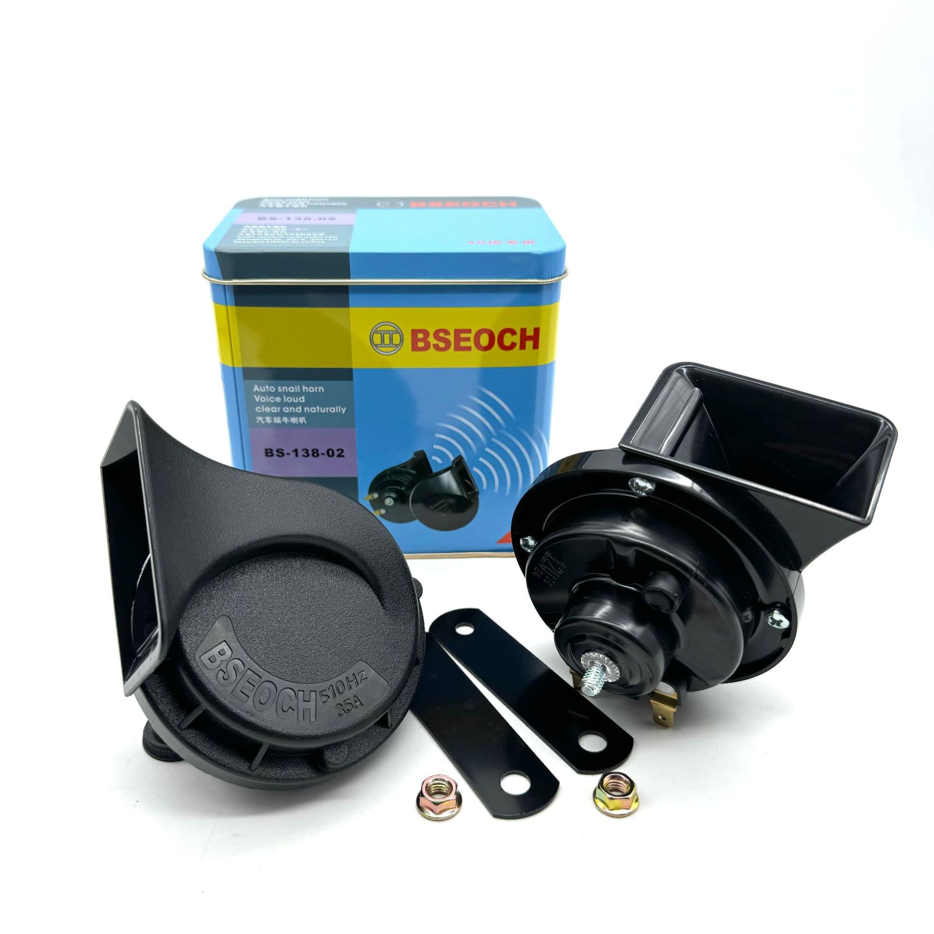 Bosch Style Car Horn Snail Horn Auto Parts Factory Wholesale High and Low Tone Modified Horn