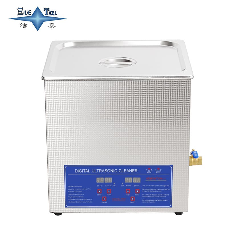 Jietai Manufacturer Desktop Ultrasonic Cleaner for Hardware, Auto Parts, PCB Boards, Laboratory Small Ultrasonic Cleaner