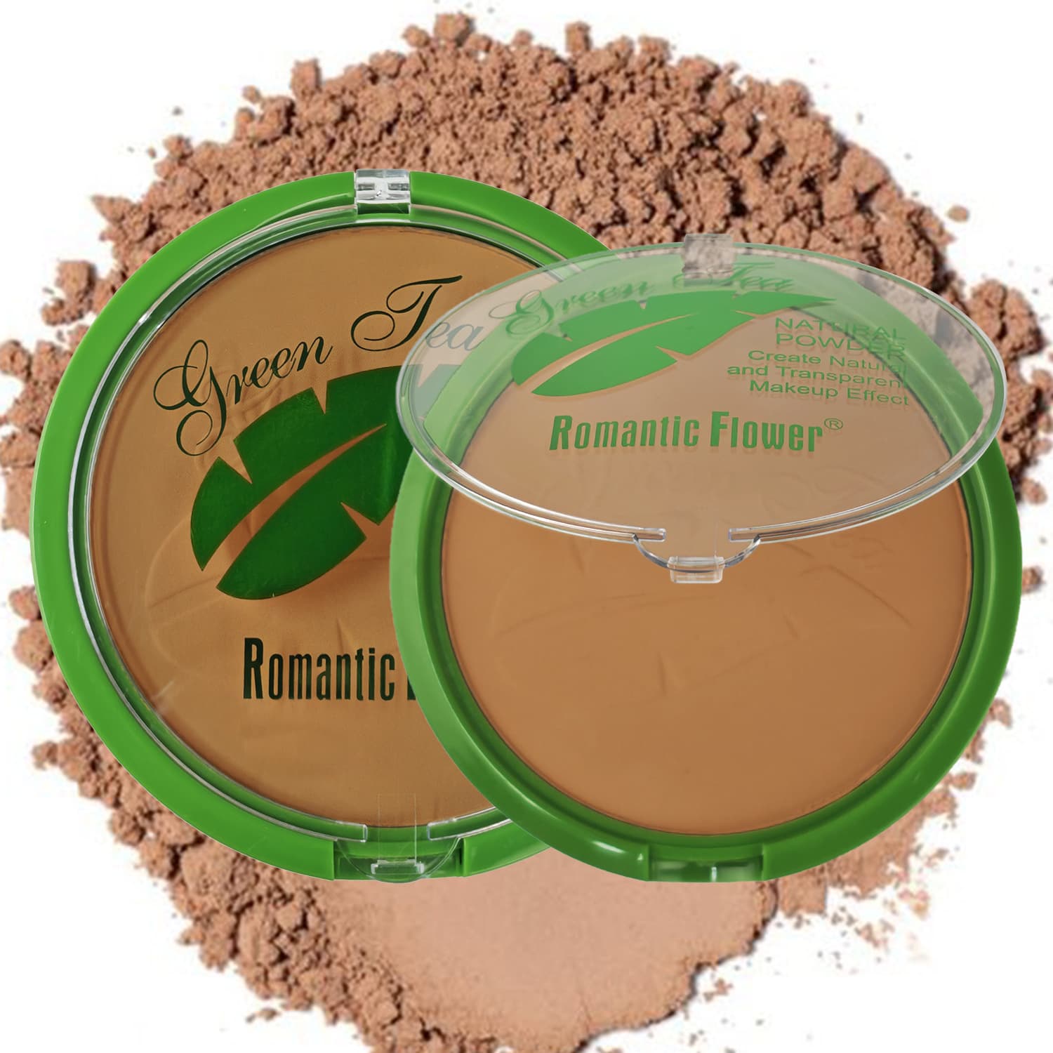Cross-border Export 3-Color Large Powder Foundation Deep Waterproof Full Coverage Face Contouring Matte Pressed Powder