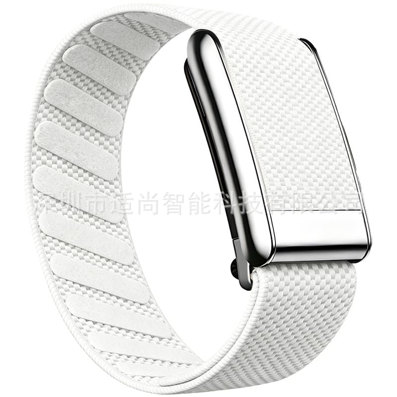 Compatible with Whoop 5.0 Nylon Stretch Band, Whoop Wristband with Bright Gold/Silver Frame, 5.0 Model, Cross-border Wholesale