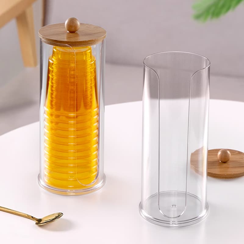 Petunia disposable plastic cup holder aviation cup dustproof cup set cup taker cup storage box home wholesale