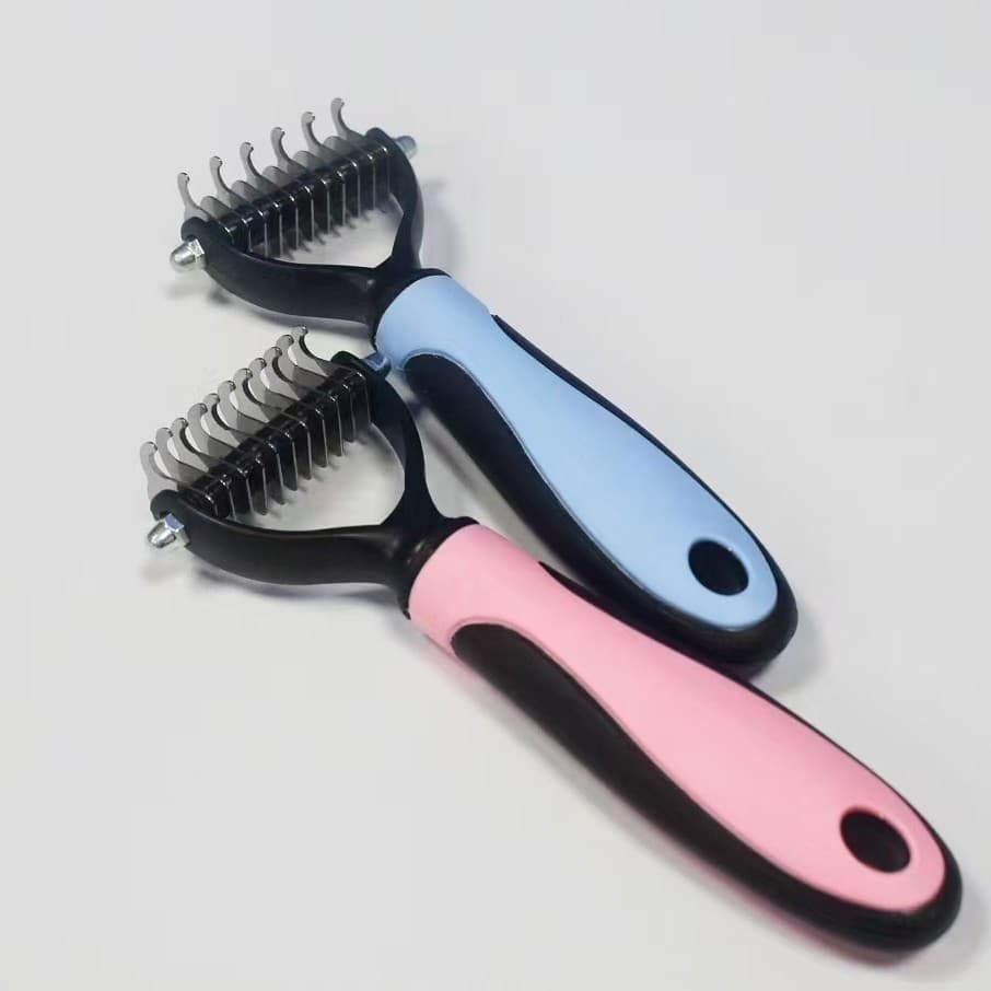 Pet Comb Double-Sided Detangling Brush Massage Comb Cleaning Grooming Cat Dog Pet Supplies Hair Removal