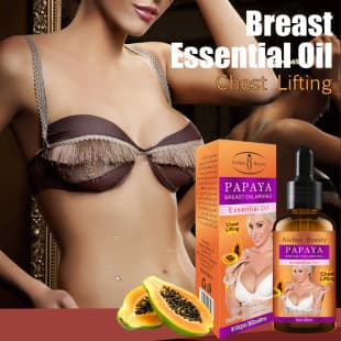 Cross-border aichun chest papaya breast firming oil, moisturizing, lifting, massage warming oil, wholesale, Breast oil