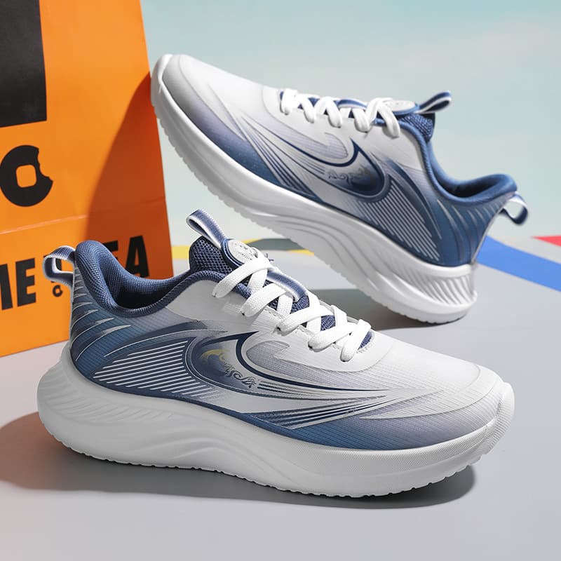 2025 New Couple Running Shoes Spring Thick Sole Comfortable Student Sneakers Colorful Fashion Lightweight Breathable Men's Shoes