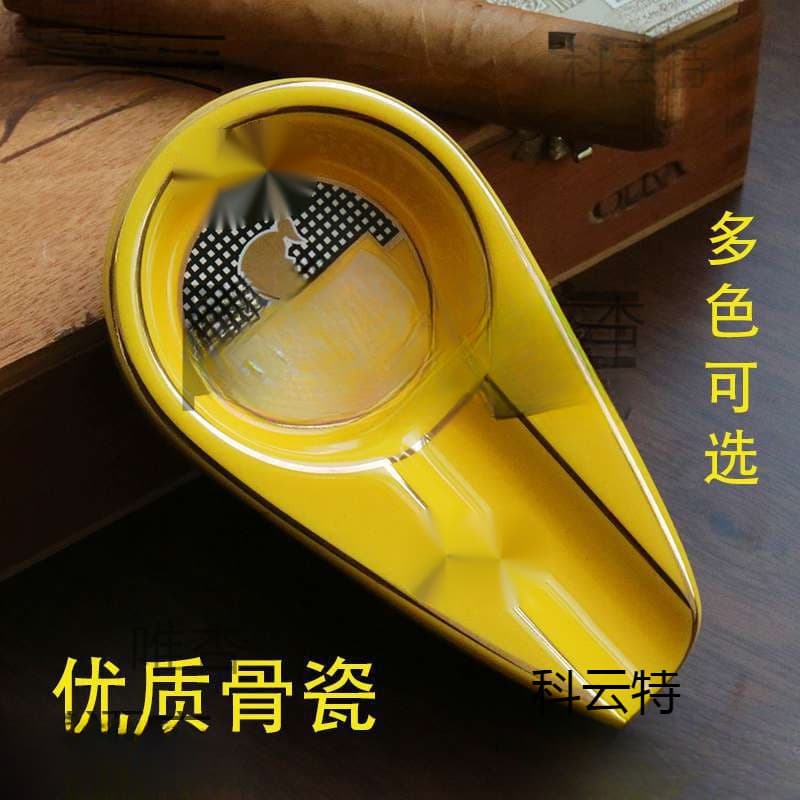 Cigar Ashtray Factory Direct Sale Creative Stylish Metal Portable Ceramic Cigar Ashtray Personalized