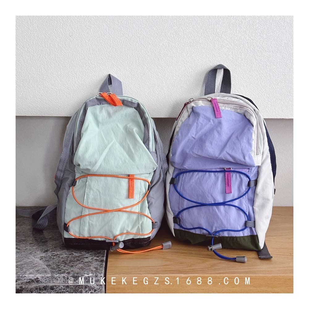 Designer Kids Backpack Korean Style Outdoor Hiking Backpack Quick-Dry Lightweight School Bag for Boys and Girls