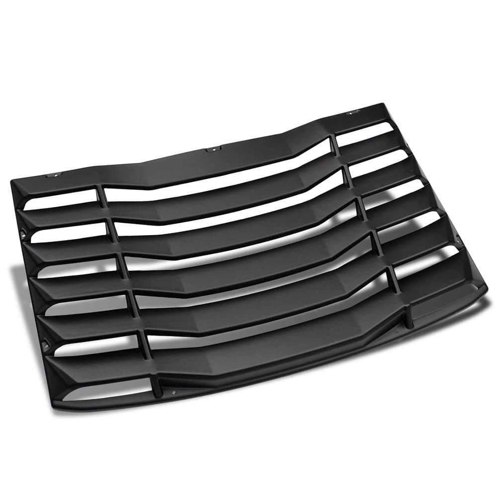 Car Rear Side Window Louvers Compatible with 16-17 Chevy Camaro