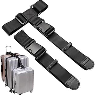 Luggage Connecting Strap, Add an Extra Suitcase Belt, Suitcase Connecting Rope Strap, Adjustable Packing Strap