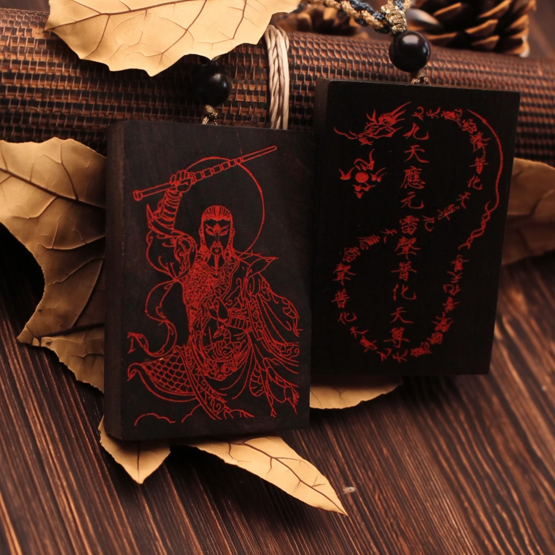 Lightning strike jujube wood jade chemical material Leizu brand pendant nine days Yingyuan Puhua Tianzun amulet portable Nafupei pendant