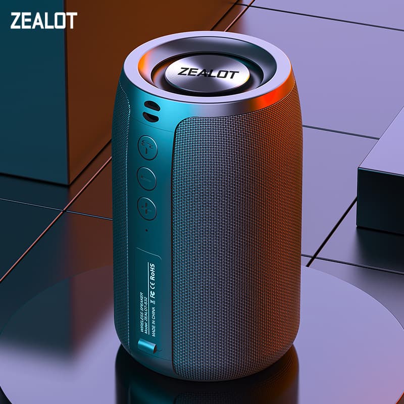 Custom ZEALOT/fanatic S32 Wireless Bluetooth Speaker Subwoofer Outdoor Waterproof Bluetooth Small Stereo