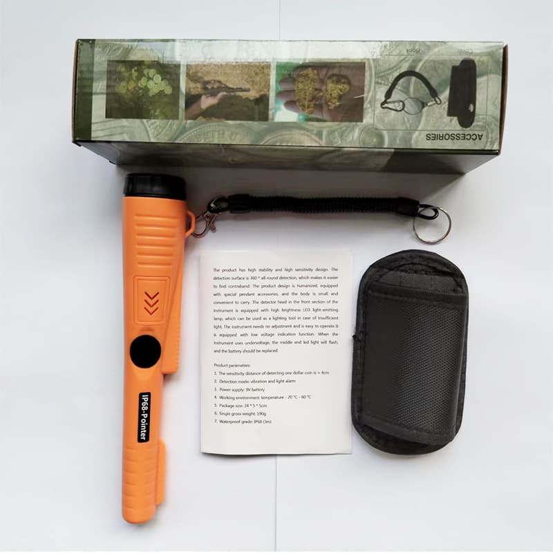 IP68 Waterproof Metal Detector Handheld Portable Metal Detector Finder