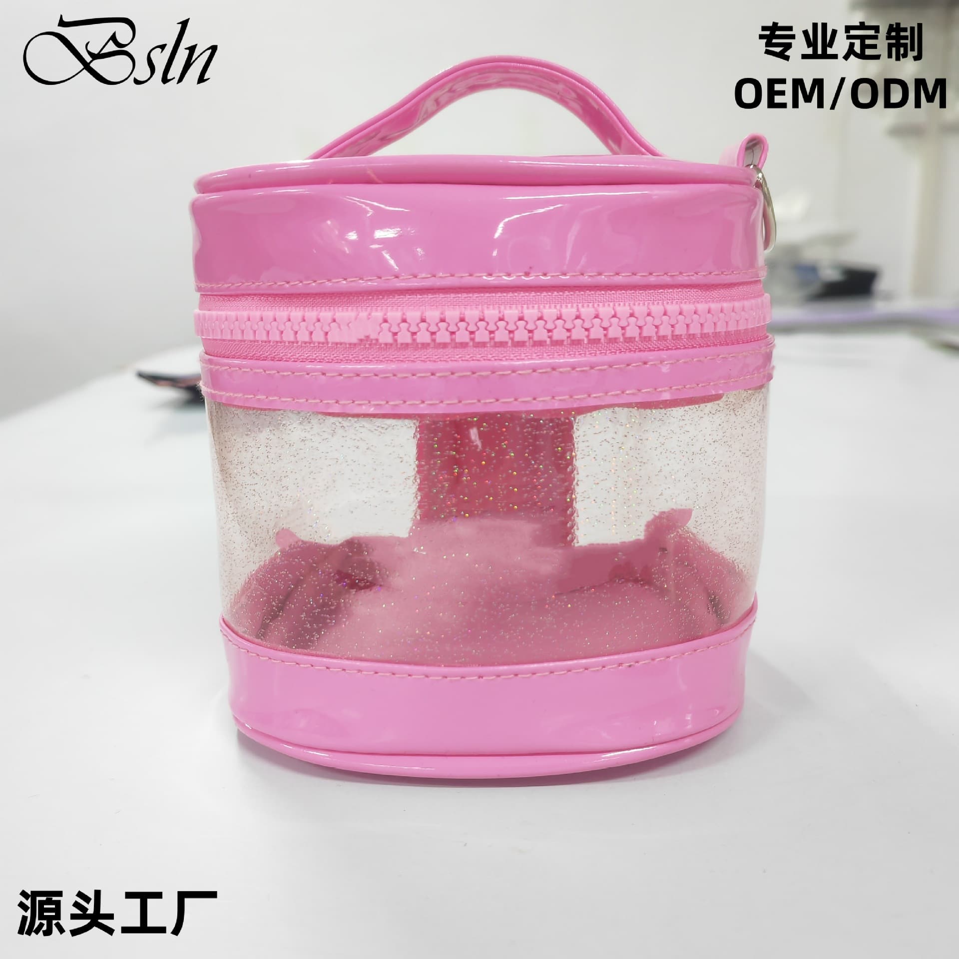 Custom Logo Korean Style Storage Bag Cute Trendy Cartoon High Appearance Lipstick Bucket Shape Cosmetic Bag