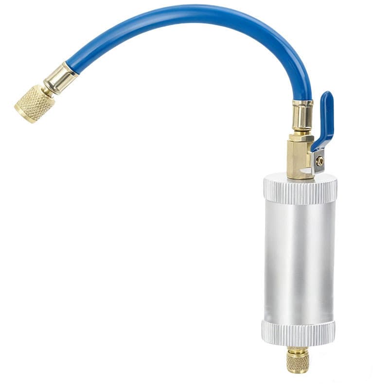 Multi-Refrigerant R134A/R12/R22 Air Conditioning Refrigeration Oil Injector Compressor Dye Injection Tool