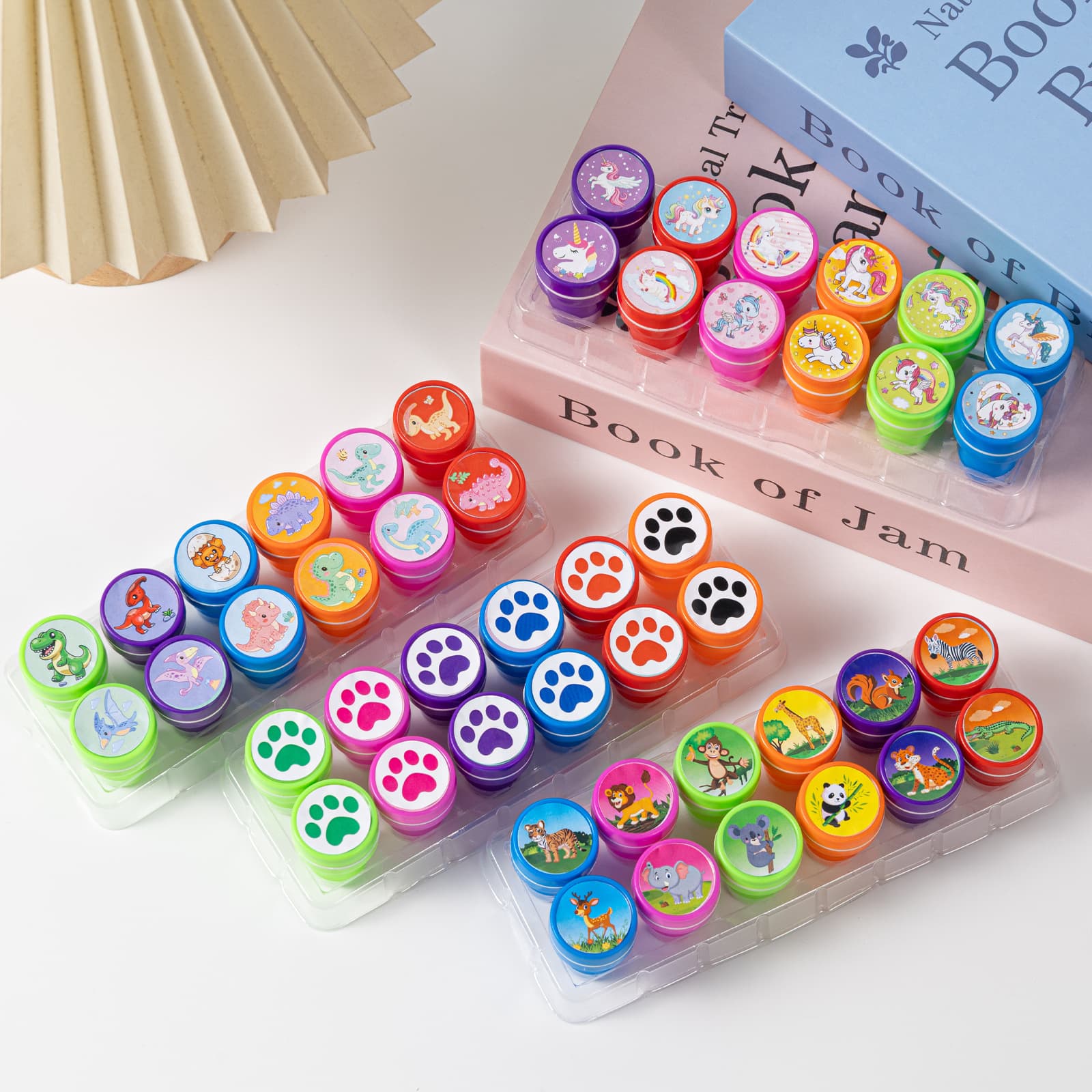Children's seal cartoon animal seal dinosaur seal animal paw print seal unicorn seal factory direct supply