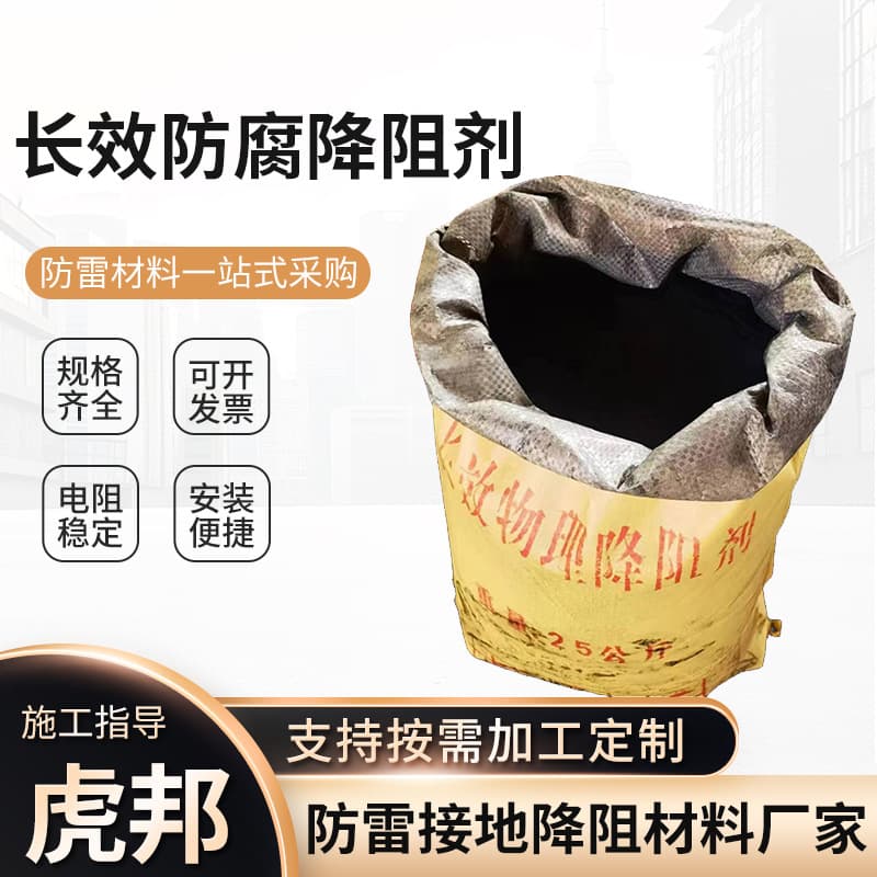 Long-lasting physical resistance reducing agent, physical high-efficiency preservative, improving soil anticorrosion, low resistance backfill, slow release
