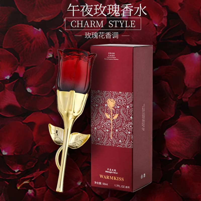 WARMKISS Midnight Rose Perfume for Women, Fresh Long-Lasting Light Fragrance, Natural Floral Scent, Niche Wholesale and Drop Shipping