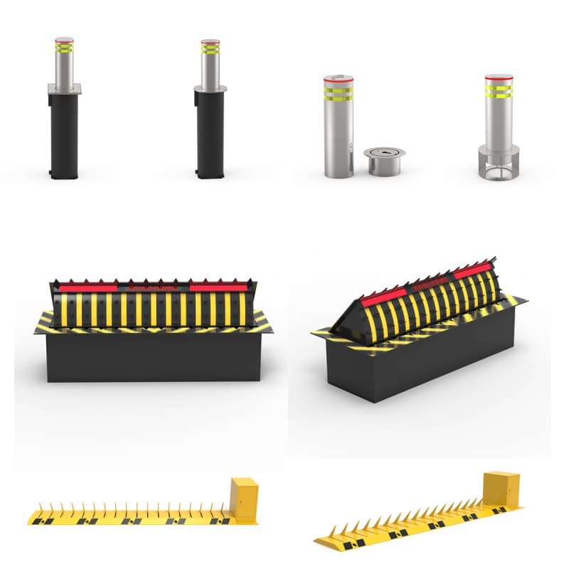 Sikorui Automatic Rising Bollard Electric Vehicle Barrier Stainless Steel Anti-Collision Bollard Cross-border Accessories