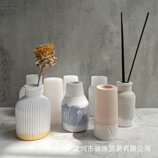 3D Vase Silicone Mold, Vase Flower Pot Plaster Resin Mold, Home Decoration Mold HP-4