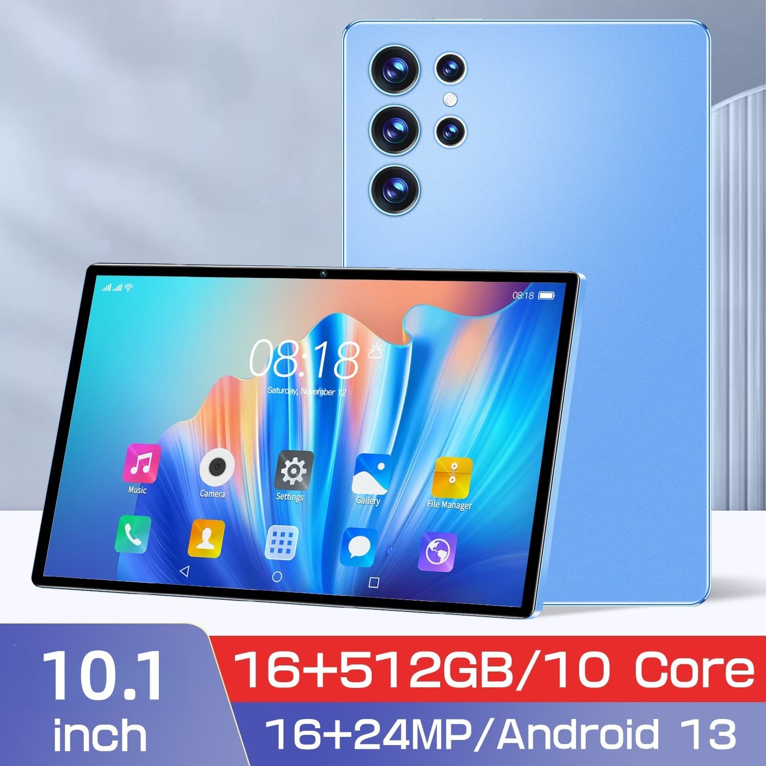 Cross-border Hot Selling Smart Tablet iPad Kids Tablet 16+512 Office Study Entertainment Drop Shipping