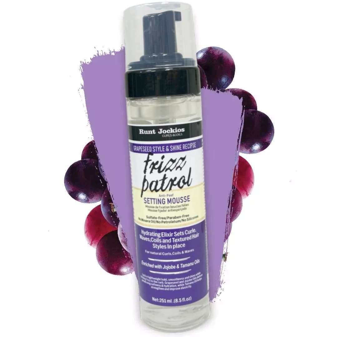 Cross-border Anti-Poof Setting Mousse Curls Coils & Waves